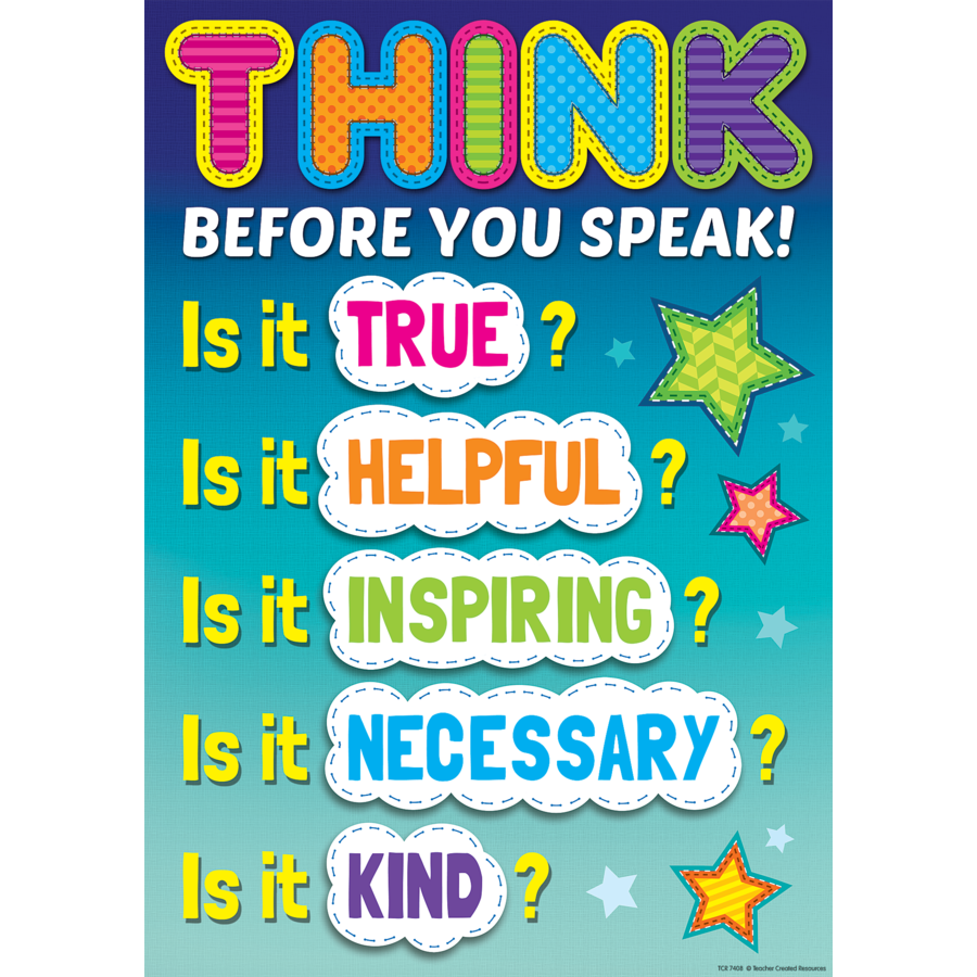 Think Before You Speak...-Poster