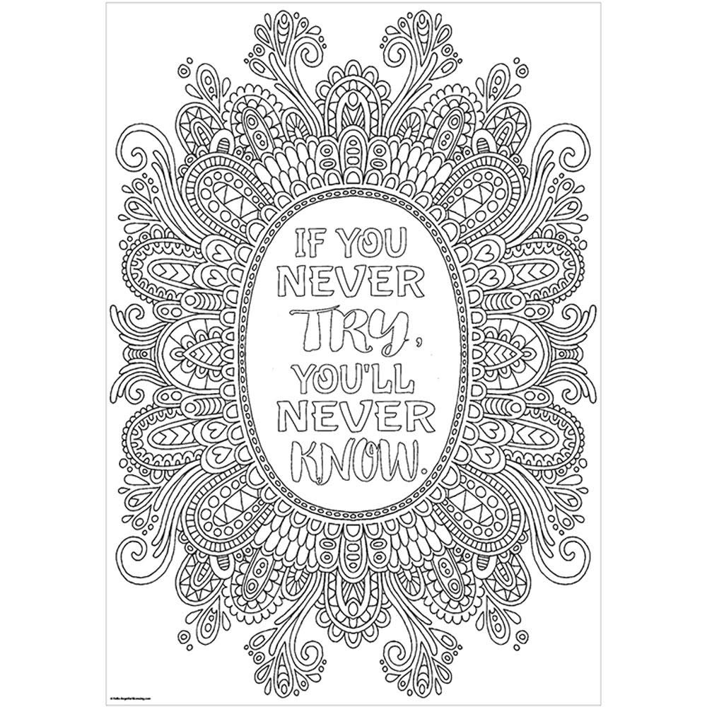 If You Never Try...-Color Me-Poster