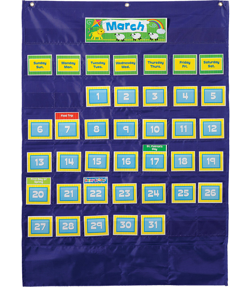 Deluxe Calendar Pocket Chart