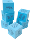 Foam Reading Comprehension Cubes