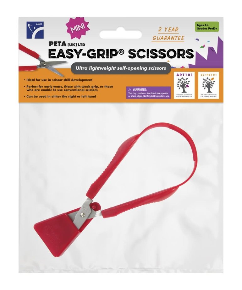 Mini Easi-Grip Scissors (Red)