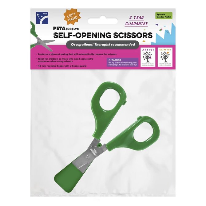 Peta Self Opening Scissors for Children : Left Hand