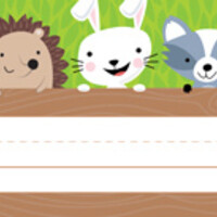 Woodland Friends Name Plates