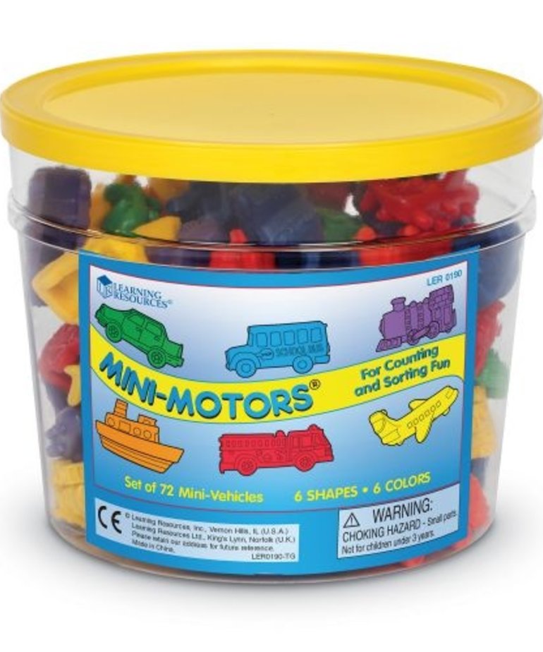 Learning Resources Mini-Motors Counters (72 pieces)