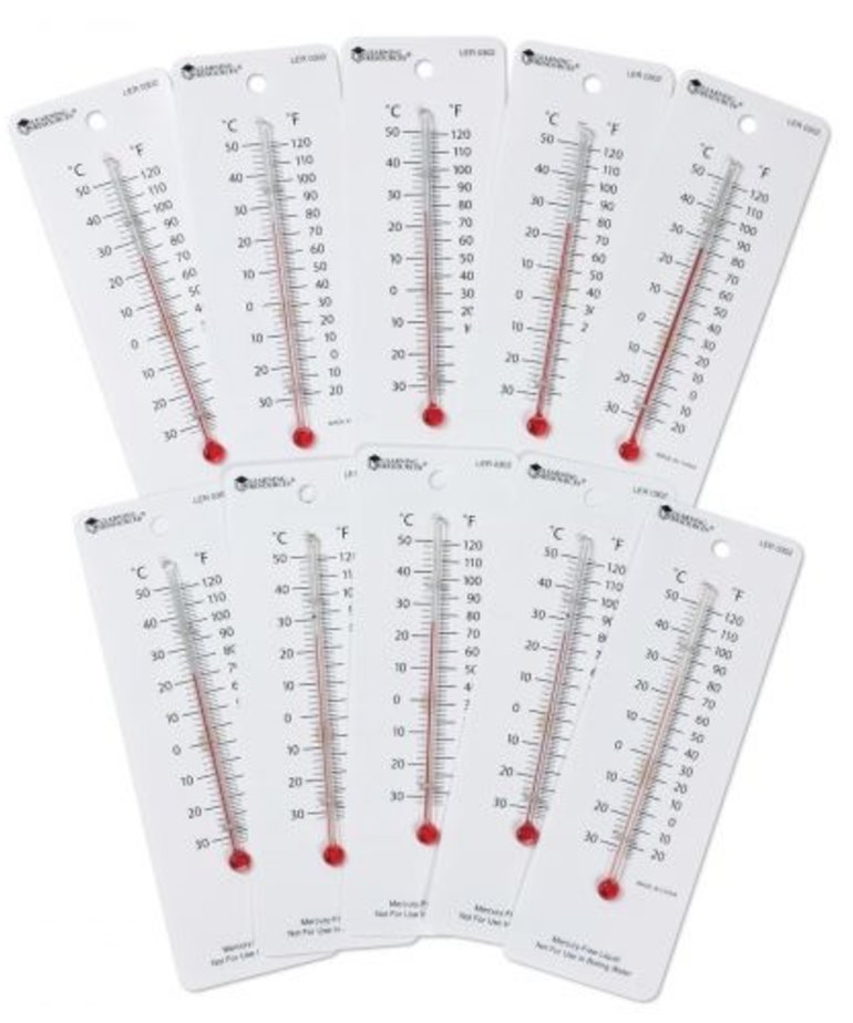 Learning Resources Student Thermometers (set of 10)
