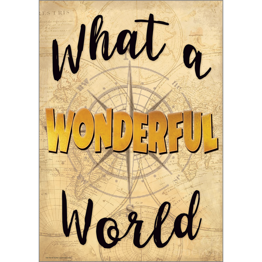 What a Wonderful World Positive Poster