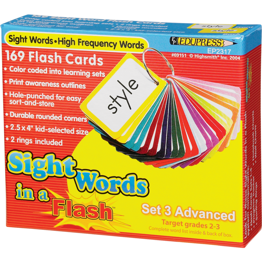 Sight Words in a Flash-Grades 2-3