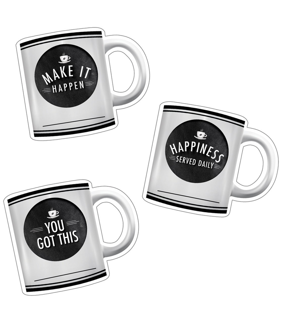 Industrial Cafe Motivational Coffee Mugs