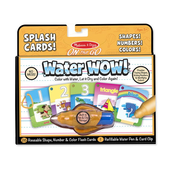 Water Wow! Splash Cards Numbers, Shapes & Colors