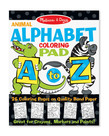 Animal Alphabet Coloring Pad