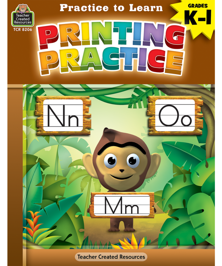 Practice to Learn: Printing Practice Gr.K-1