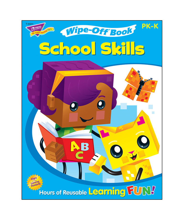 School Skills Wipe-Off Book