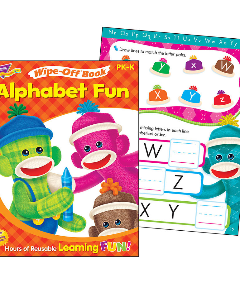 Alphabet Fun Sock Monkeys