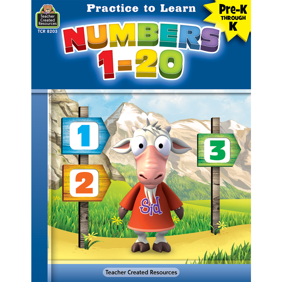 Practice to Learn: Numbers 1-20 Gr. PreK-K