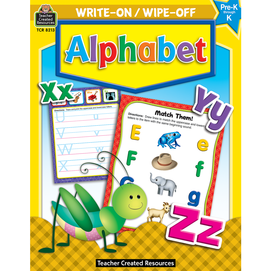 Alphabet Write On/Wipe Off Book