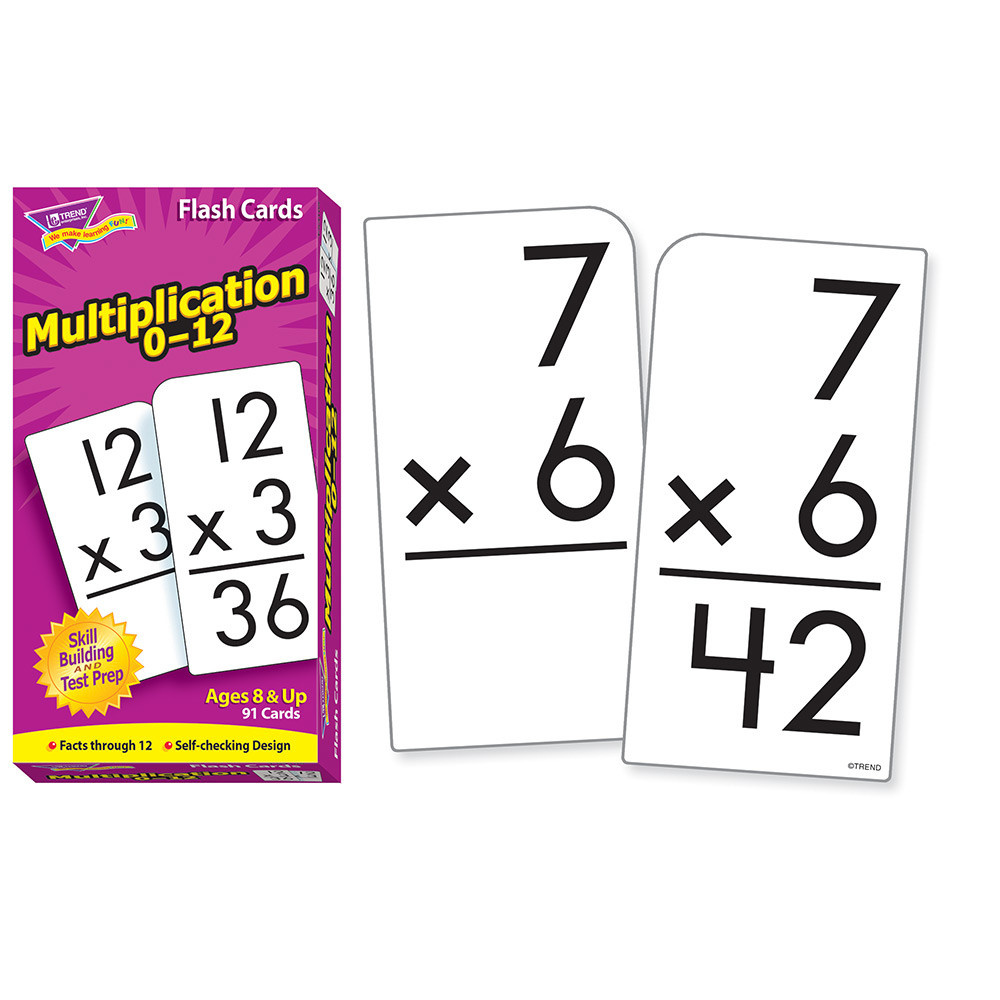Multiplication 0-12 Skill Drill Flashcards