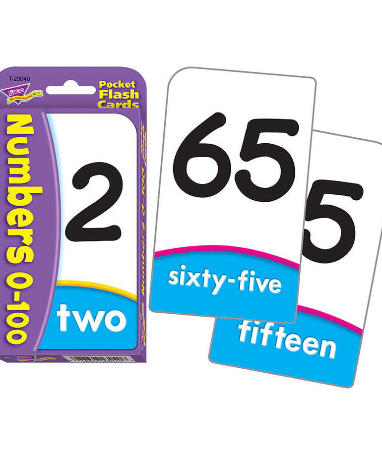 Numbers 0-100 Flashcards