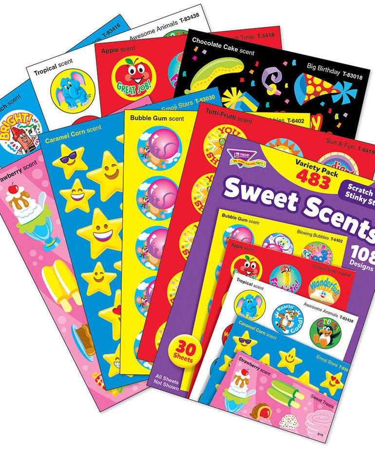 Sweet Scents Variety Sticker Pack