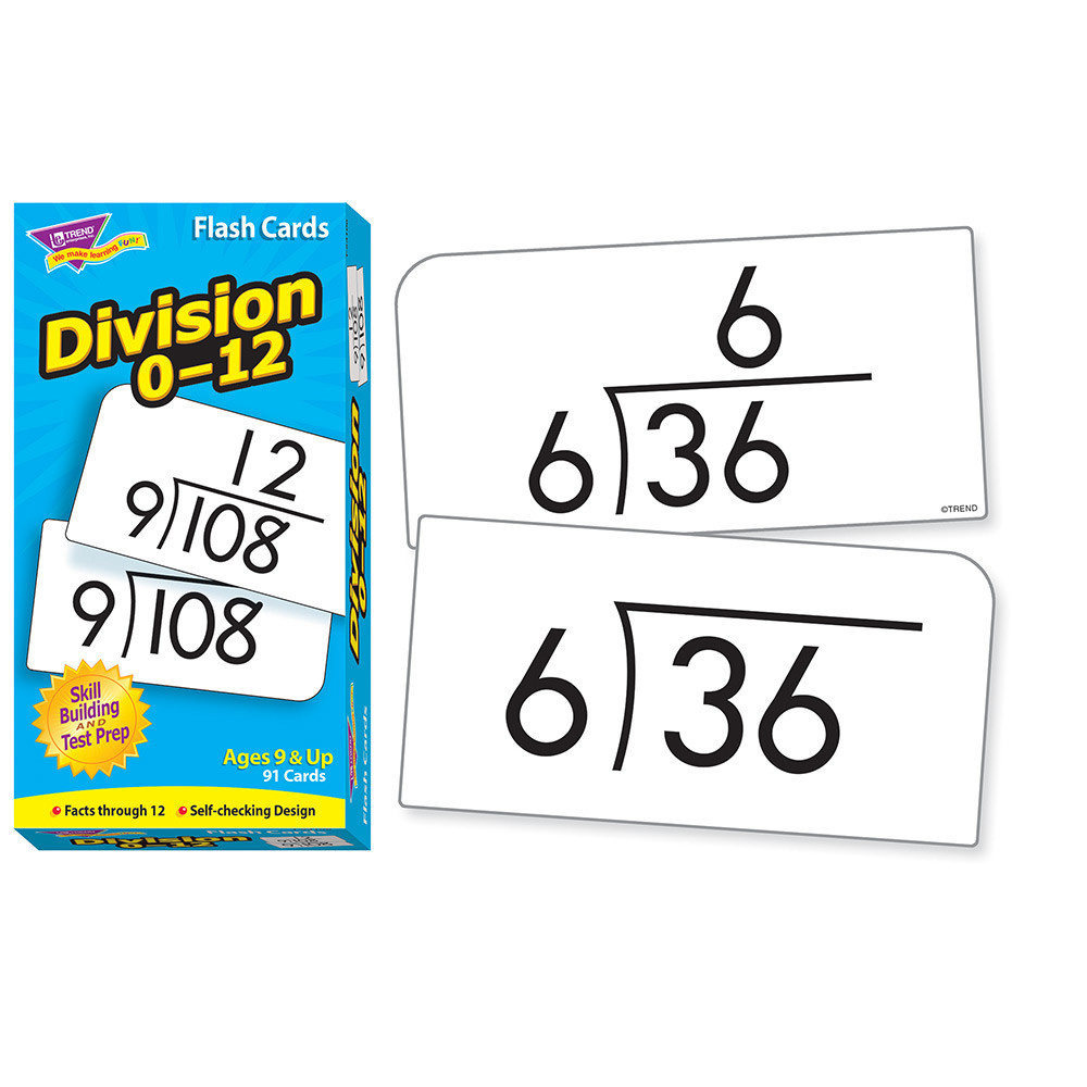 Division 0-12 Flashcards