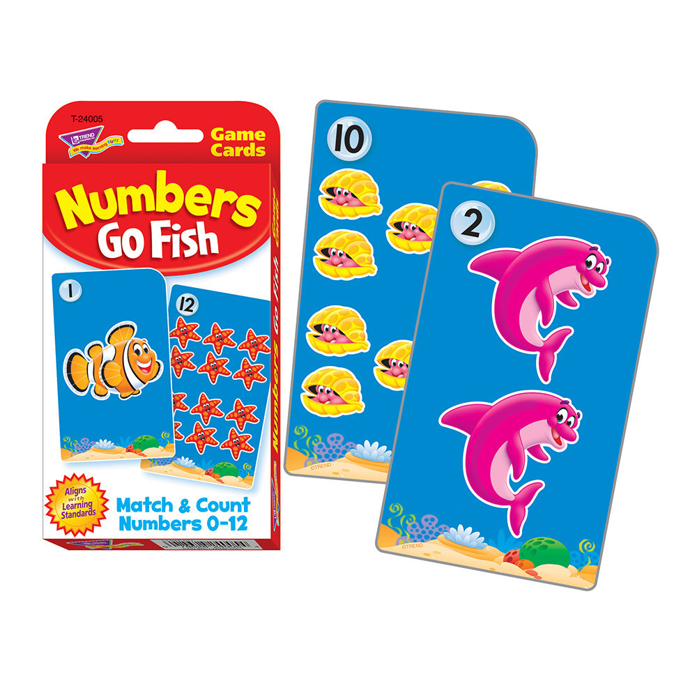 100% COMPLETE RUSS GO FISH Fishing Kids Game FUN SET-TRAVEL SIZE