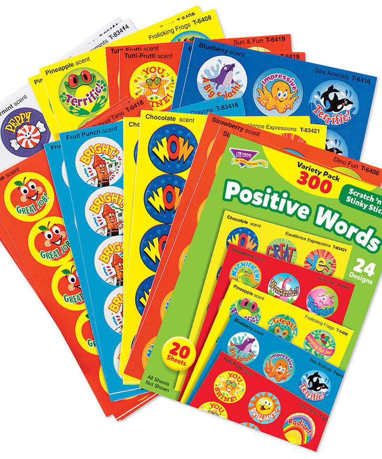 Positive Words Variety Pack Stickers
