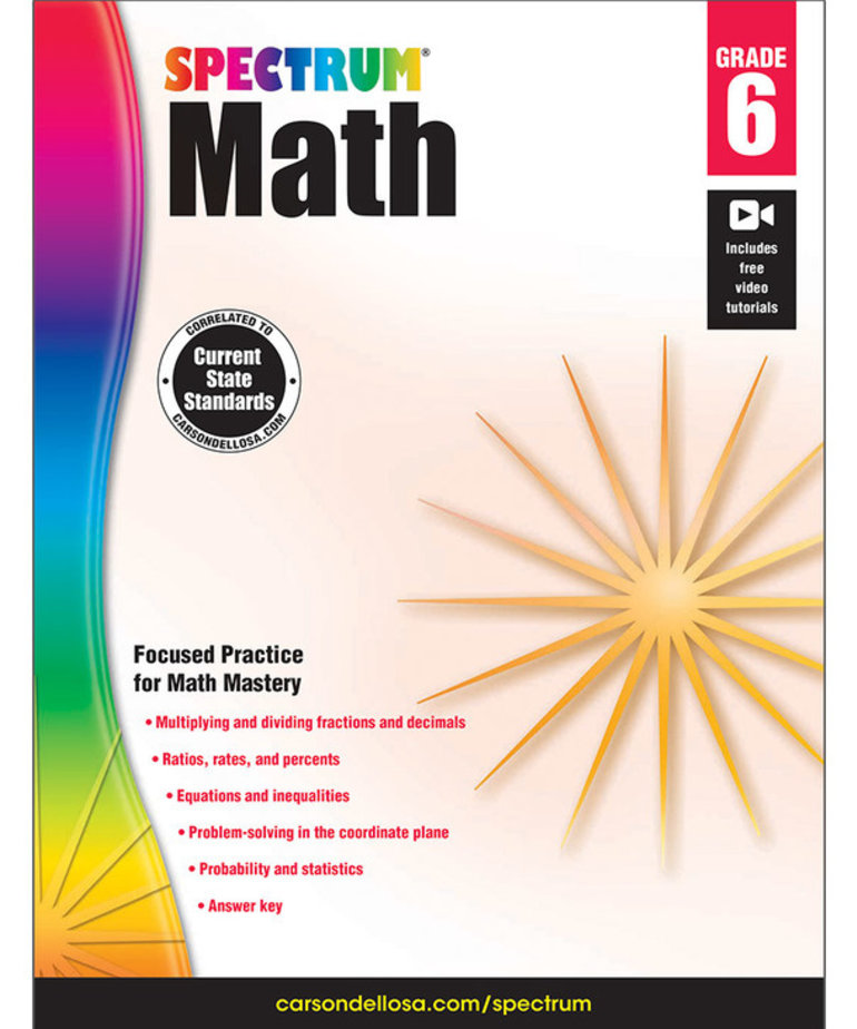 Spectrum Math (6) Book