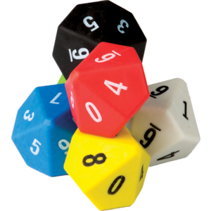 10 sided dice-6pk