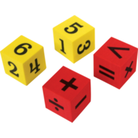Foam Numbers & Operations Dice
