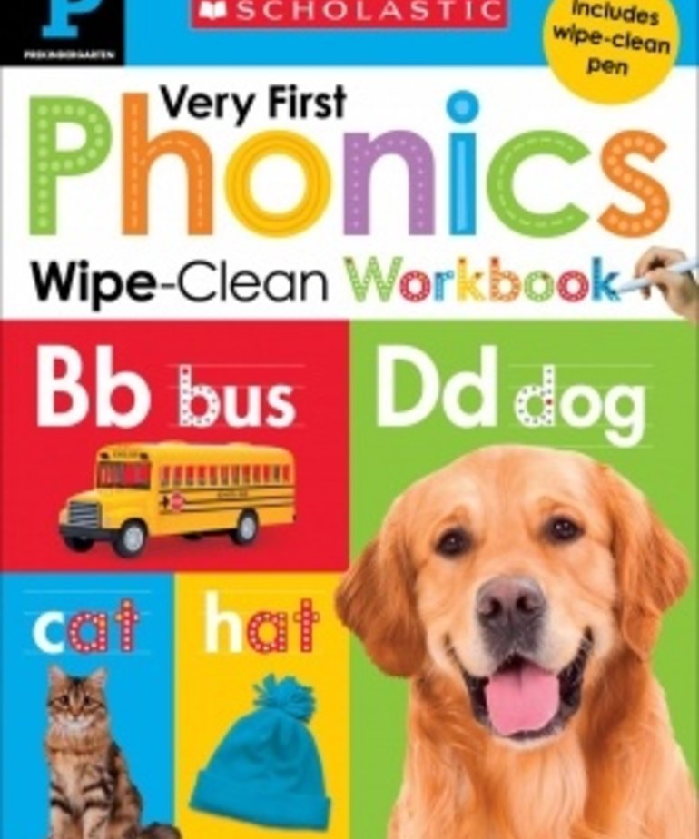 My Very First Phonics Wipe-Clean Workbook