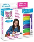 Kwik Stix Tempera Paint-6 Thin Neon Stix