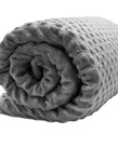 Lotus Weighted Blanket 15lbs - Grey Minky