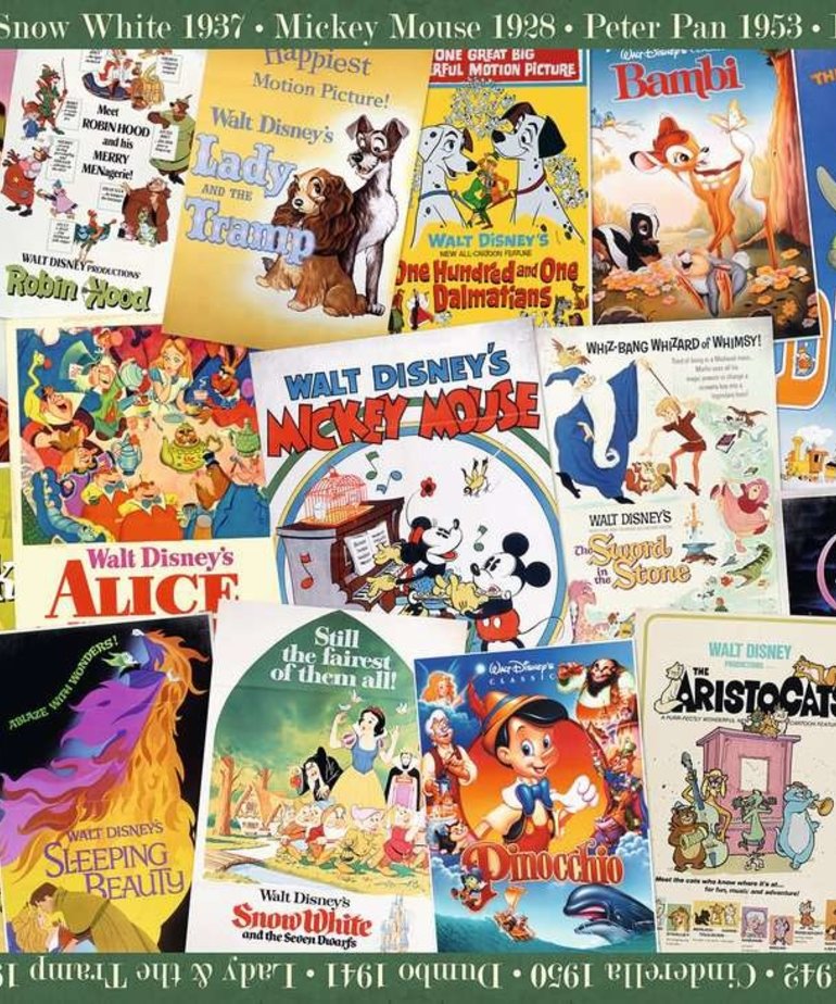 Ravensburger Disney Vintage Movie Poster Puzzle 1000pc
