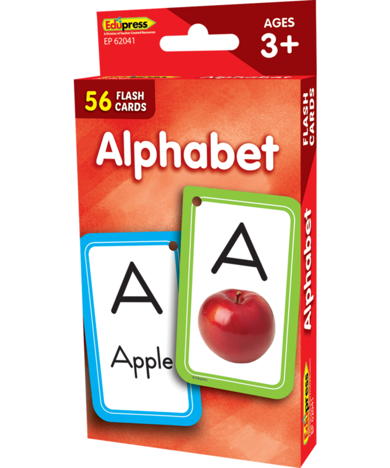 Double-sided, Lowercase Alphabet Flashcards