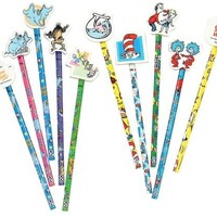 Dr. Suess Pencils with Eraser