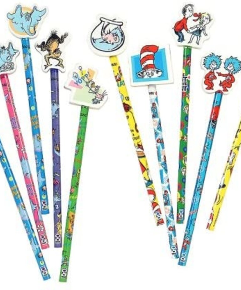 Dr. Suess Pencils with Eraser