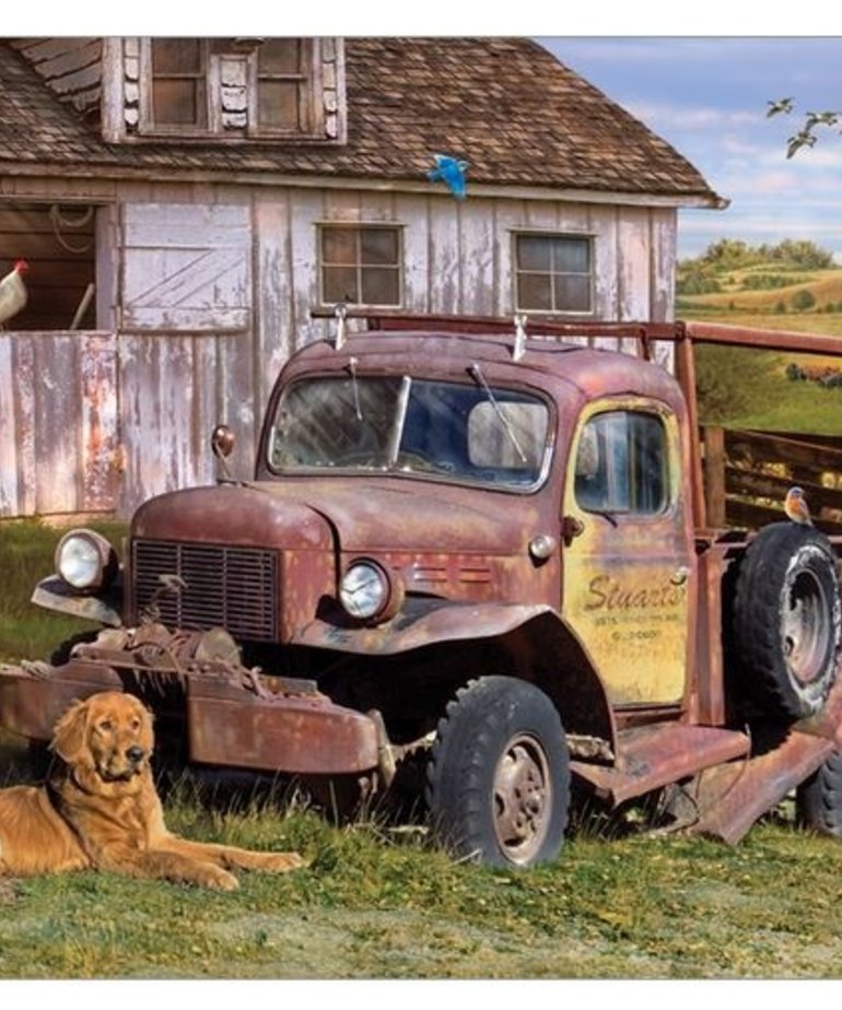 Cobble Hill Summer Truck  Puzzle 1000pc