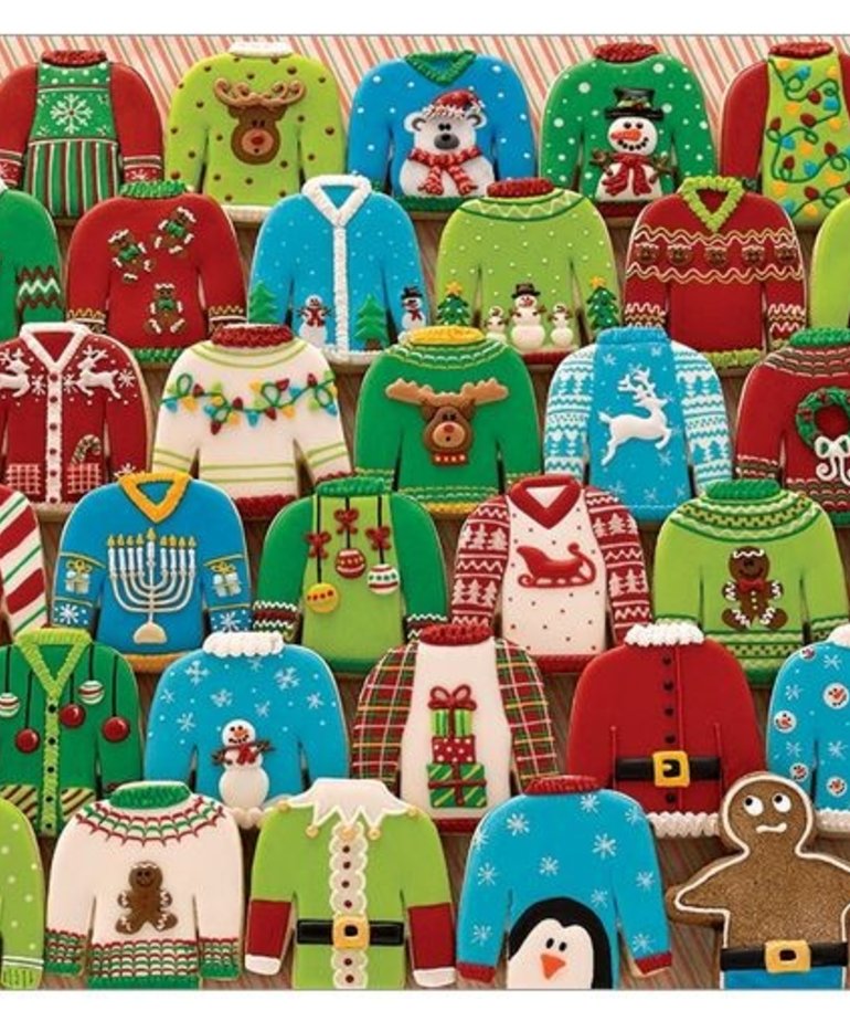 Cobble Hill Ugly Xmas Sweater Puzzle 1000pc