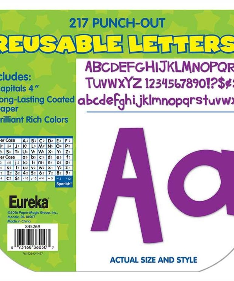 Sharp Bunch Purple Letters