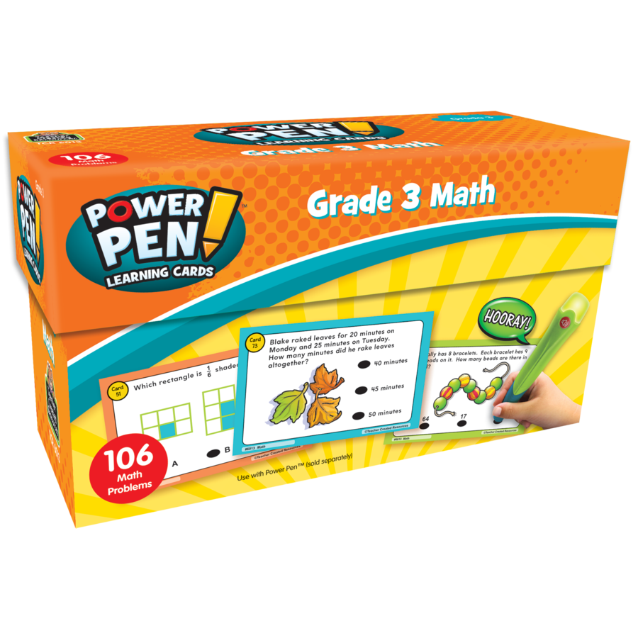 Power Pen Learning Cards: Math Gr.3