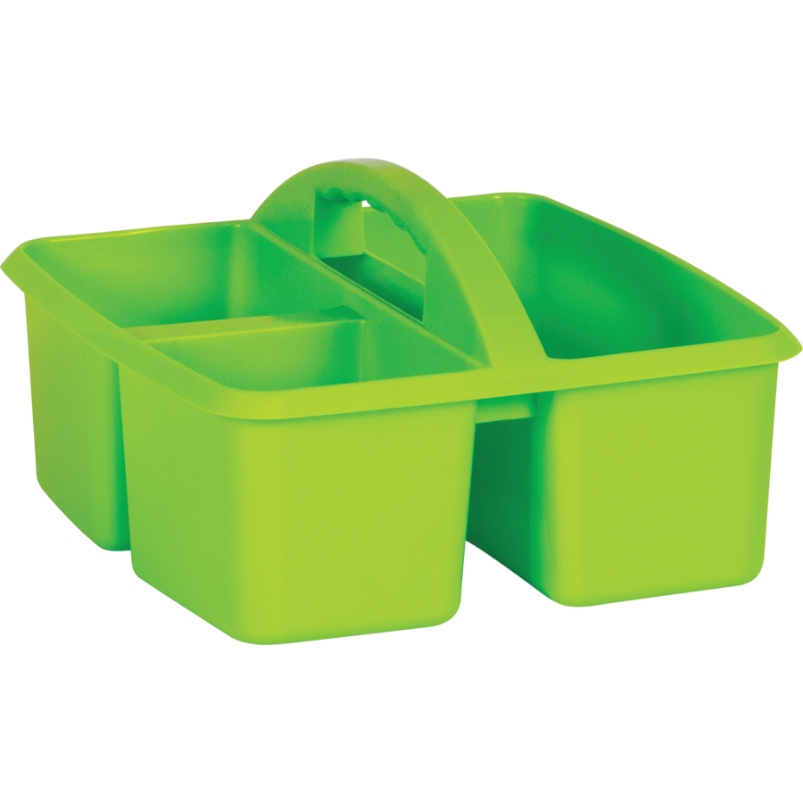 Lime Plastic Storage Caddy