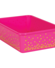 Pink Confetti Large Storage Bin