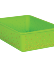 Lime Confetti Large Storage Bin