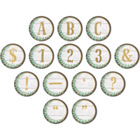 Eucalyptus Circle Letters