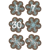 Snowflakes Calendar Days