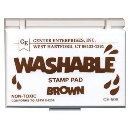 Washable stamp pad- brown