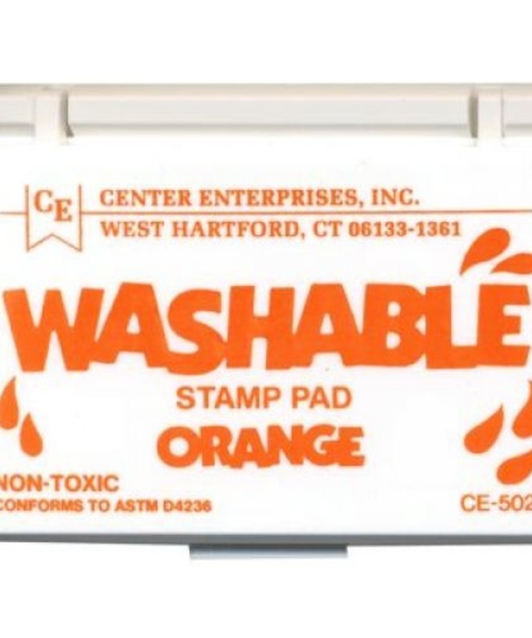 Washable stamp pad- orange