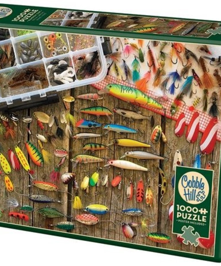 Cobble Hill Fishing Lures Puzzle 1000pc