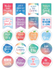 Watercolor Words to Inspire Stickers