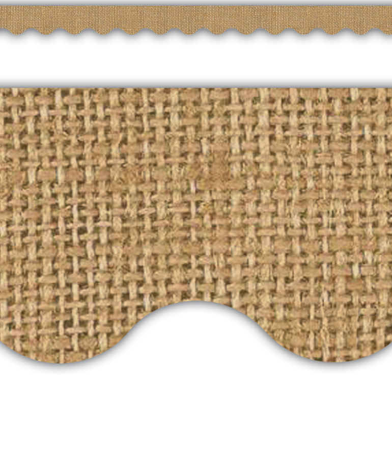 Scalloped Burlap Trimmer