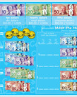 Smart Poly Learning Mat- Canadian Money